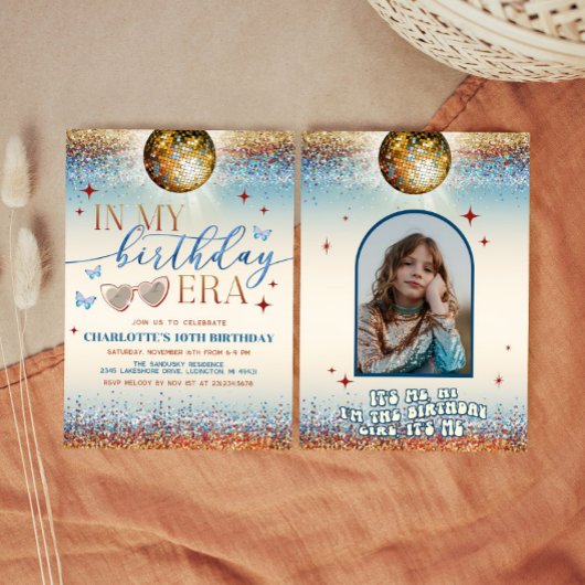 私の誕生日時代の招待状 - ティーンの誕生日ガール 招待状