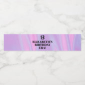 私の誕生日時代の誕生日パーティーで ペットボトルラベル (シングルラベル)