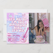 私の誕生日時代の誕生日写真 招待状 (正面)