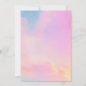 私の誕生日時代 招待状 (裏面)