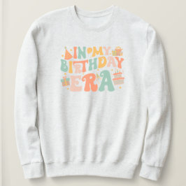私の誕生日時代 | Pastel Groovyレタリング スウェットシャツ