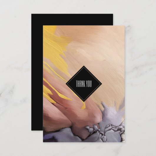 私の誕生日来カードに感謝カスタムする 招待状 (正面/裏面)