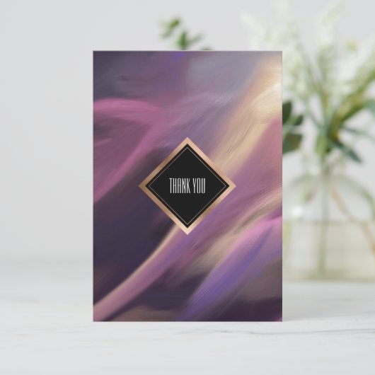 私の誕生日来カードに感謝カスタム 招待状 (スタンド正面)