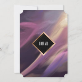 私の誕生日来カードに感謝カスタム 招待状