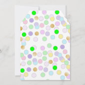 私の誕生日来パーティーありがとう サンキューカード (裏面)