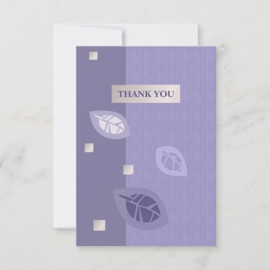 私の誕生日来フラットカードに感謝 招待状 (正面)