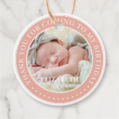 私の誕生日来写真をありがとうモダン フェイバータグ (正面)