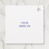 私の誕生日祝紙吹雪に感謝 フェイバータグ (裏面)