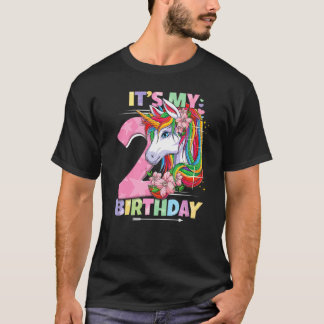 私の誕生日第2の誕生日ガール2年2020国連 Tシャツ