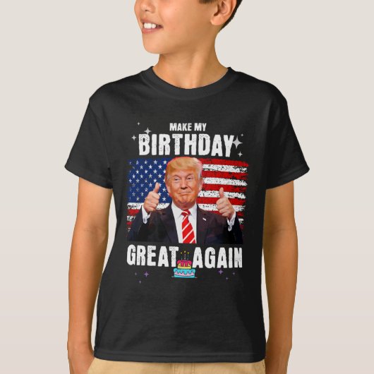 私の誕生日素晴らし Tシャツ (正面)