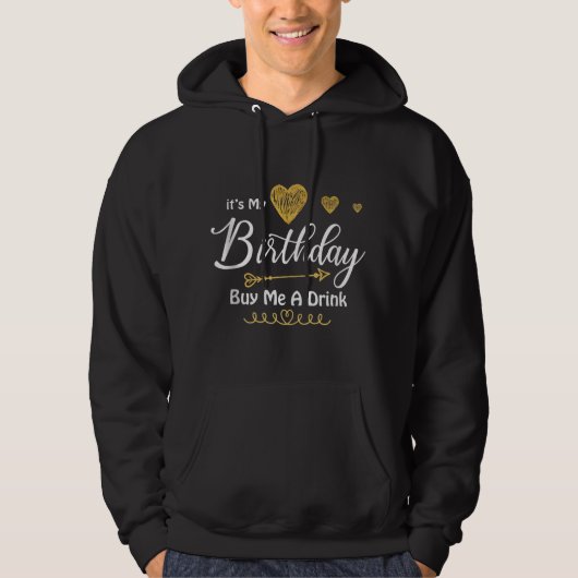 私の誕生日買だ パーカ (正面)