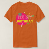私の誕生日1 Tシャツ (デザイン正面)