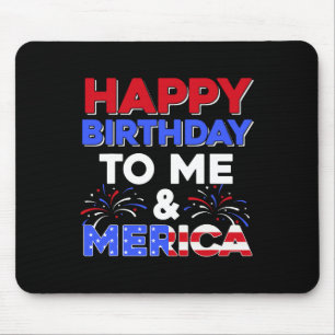 私の誕生日7月4日アメリカ独立記念日Gif マウスパッド