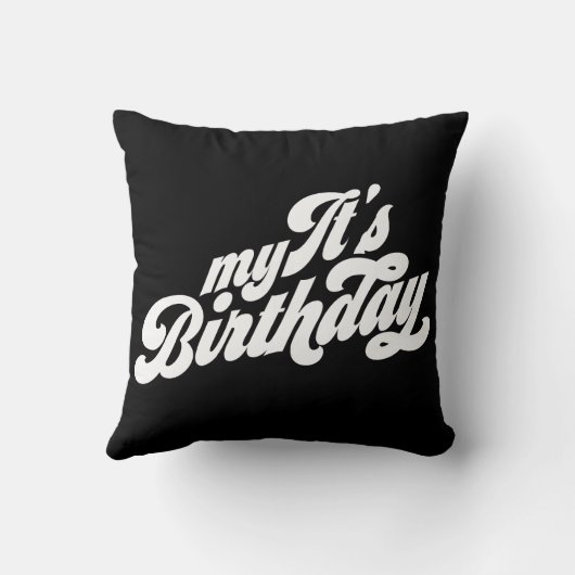 私の誕生日 クッション (裏面)