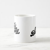 私の誕生日 コーヒーマグカップ (中央)