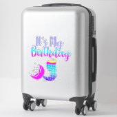 私の誕生日 シール (スーツケース)