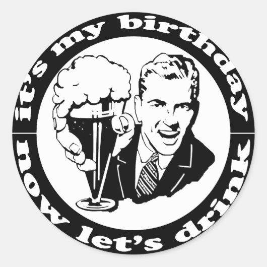 私の誕生日 ラウンドシール (正面)