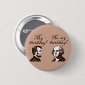 私の誕生日 缶バッジ (正面&裏面)