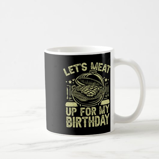 私の誕生日Bbqパーティーに行こう コーヒーマグカップ (右)