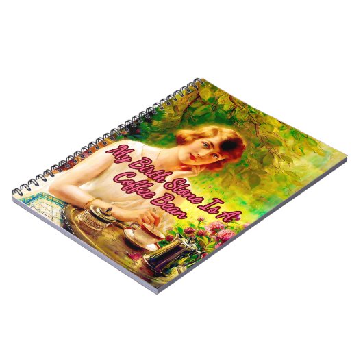 私の誕生石はコーヒー豆だ、アルバートリンチ ノートブック (左側)