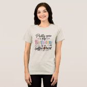 私の誕生石はコーヒー豆に違いない トライブレンドTシャツ (正面全面)