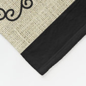 私の誠実な友人ペット悔やみや弔慰のカスタムのバーラップ フリースブランケット (角)