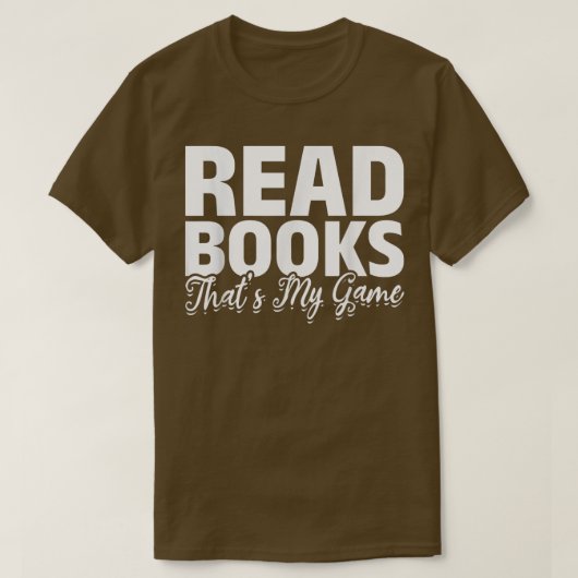 私の読ゲーム司書ブックリーダーBoである本 Tシャツ (デザイン正面)