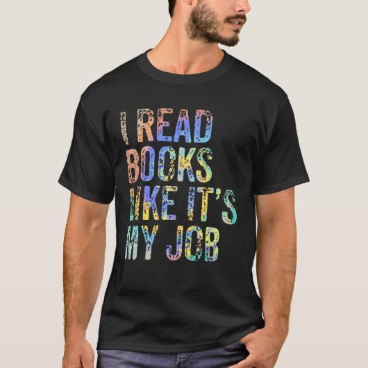 私の読仕事学校の司書の本のような本 Tシャツ (正面)