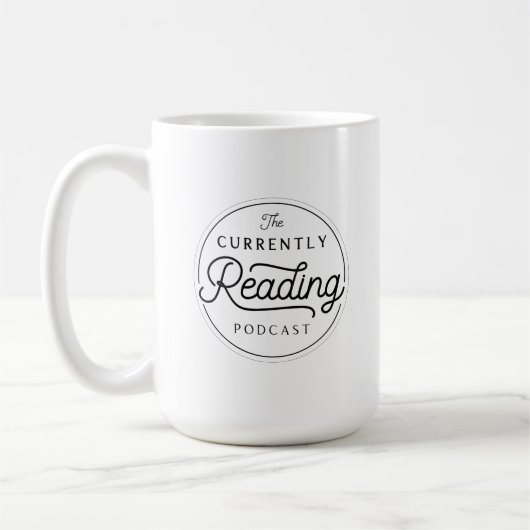 私の読幸せな場所のマグカップ コーヒーマグカップ (左)