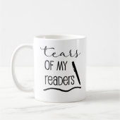 私の読者11ozのコーヒー・マグの作家のギフトの破損 コーヒーマグカップ (左)