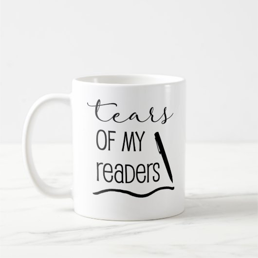 私の読者11ozのコーヒー・マグの作家のギフトの破損 コーヒーマグカップ (左)