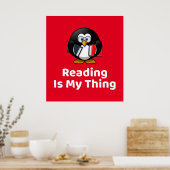 私の読Thing Penguinポスター ポスター (キッチン)
