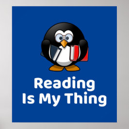 私の読Thing Penguinポスター ポスター