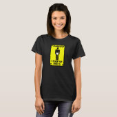 私の警告ウンチ Tシャツ (正面フル)