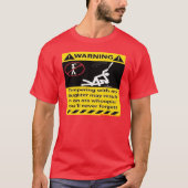 私の警告娘をいじって – -Tシャツ Tシャツ (正面)