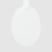 私の警察のお父さんを愛して下さい オーナメント (裏面)