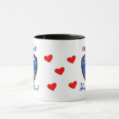 私の警察のボーイフレンドを愛して下さい マグカップ (中央)