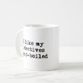 私の警部が懸命で煮た コーヒーマグカップ (正面左)