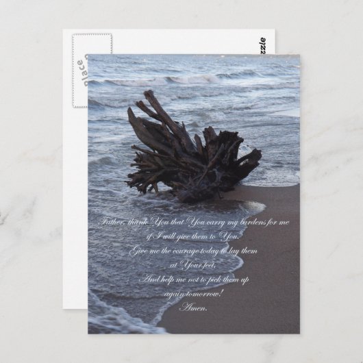 私の負担を担ってください 祈りのポストカード ポストカード (正面/裏面)