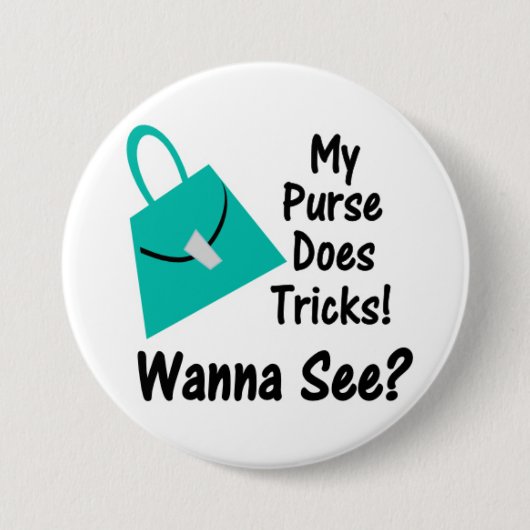 私の財布はトリックボタン 缶バッジ (正面)