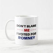 私の責任にしないで下さい コーヒーマグカップ (左)