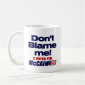 私の責任にしないで下さい! コーヒーマグカップ (左)