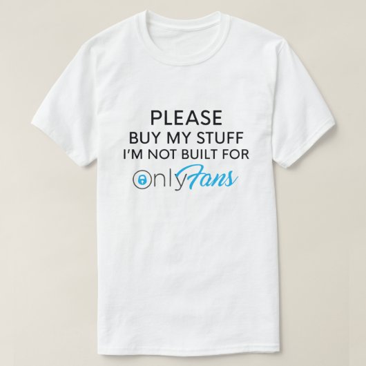 私の買物はファン向けではないので、お願いします Tシャツ (デザイン正面)