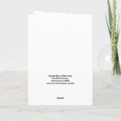 私の賛美兵士の孫の祈りの言葉カード サンキューカード (裏面)