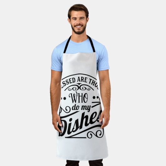 私の賛美料理をする人たちです エプロン (着用した状態)