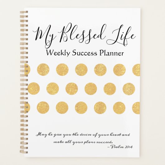 私の賛美生活の週プランナー プランナー手帳 (正面)