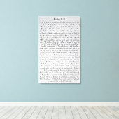 私の賛美魂の聖書の聖句Psalm 103 キャンバスプリント (インサイチュ (ウッドフロア))