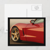 私の赤いコルベット ポストカード (正面/裏面)