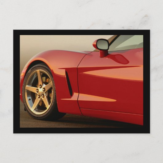 私の赤いコルベット ポストカード (正面)