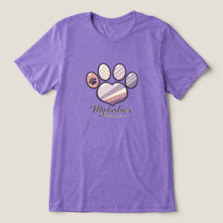 私の赤ちゃんには肉球がある トライブレンドTシャツ